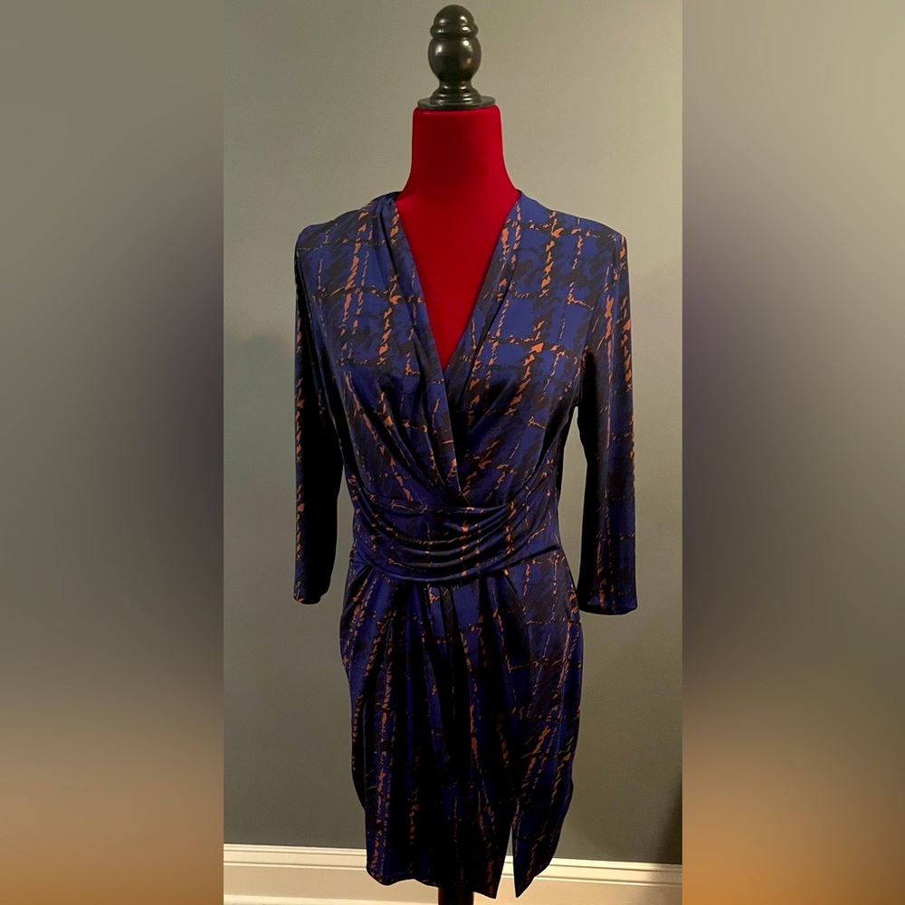 Elegant Blue and Brown Michael Kors Women's Dress
Priced to sell!